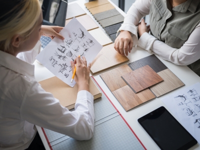 Interieur eines Möbelhauses